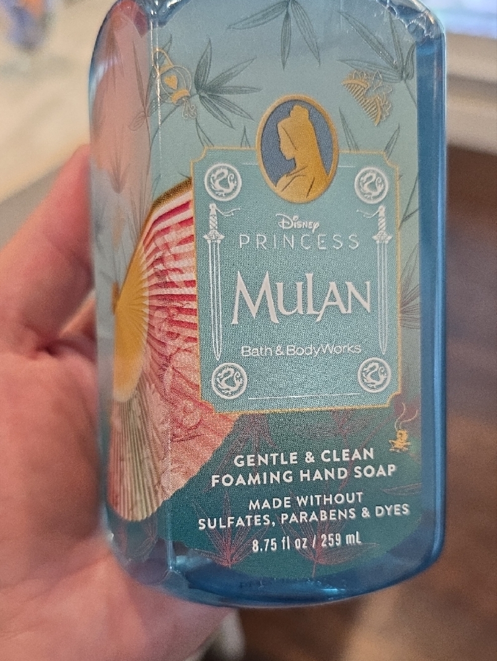 Bath & Body Works Disney Princess Mulan Gentle Foaming Hand Soap - Teal - Picture 4 of 8